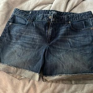 Loft denim shorts